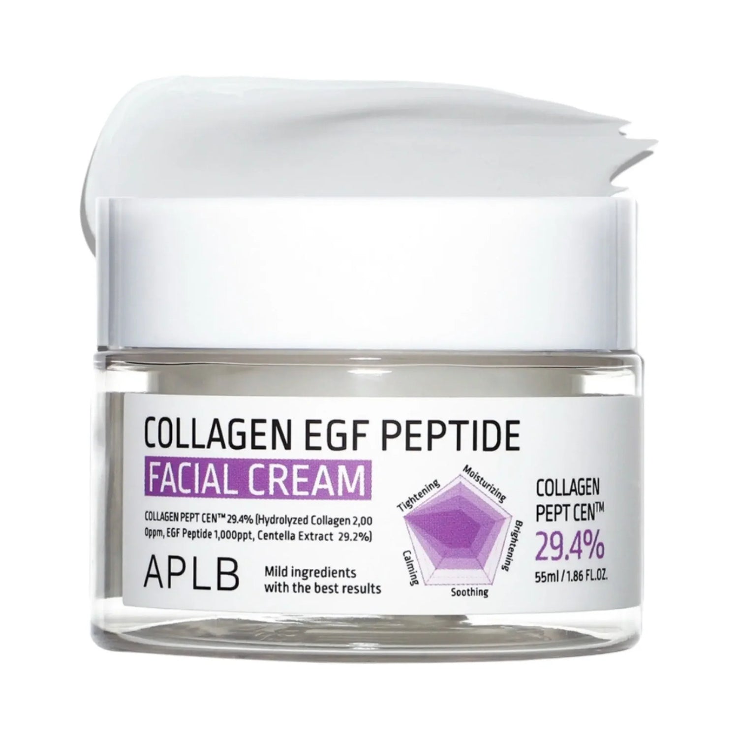 aplb collagen egf peptide facial cream 55ml