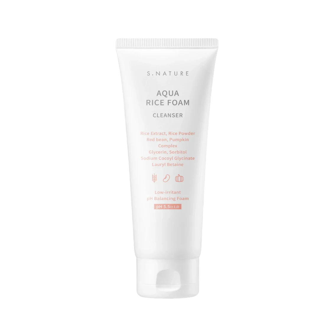 S.NATURE Aqua Rice Foam Cleanser 80ml