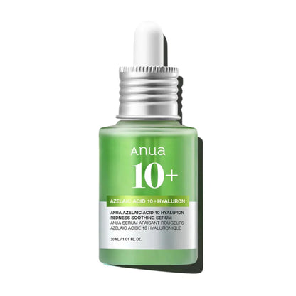 Anua Azelaic Acid 10 Hyaluron Redness Soothing Serum 30ml – Anti-inflammatory Azelaic Acid and 10-layer Hyaluronic Acid Korean serum at Atelier De Glow UAE.