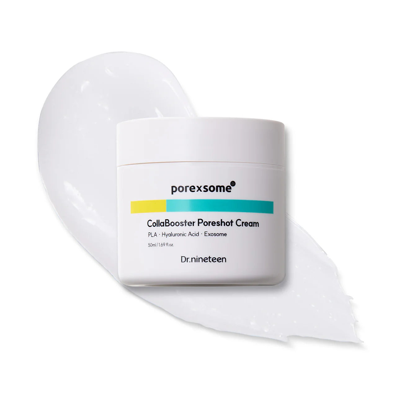 Dr.nineteen PoreXsome Collabooster Poreshot Cream – 50ml Korean clinical face cream with Exosome technology for pore tightening available at Atelier De Glow UAE.