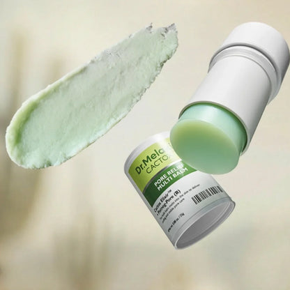 Dr.Melaxin Cactox balm for thermal heat-stretched cheek pores, afternoon T-zone sebum surges, and under-eye morning puffiness – Mattifying filter from Atelier De Glow UAE.