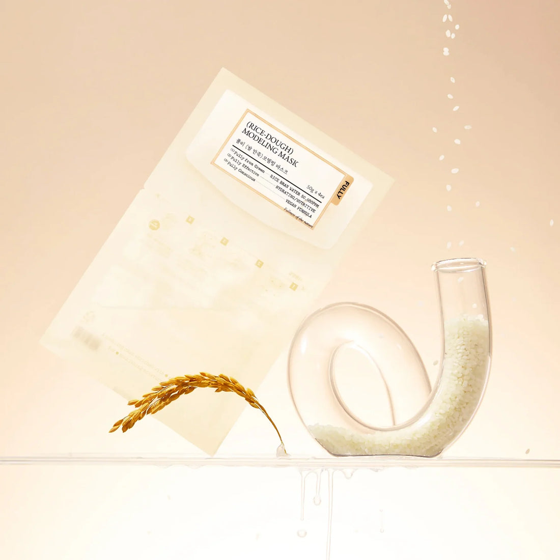 Fully mask for dull skin, uneven tone, and dehydration – Intensive brightening and cooling modeling mask treatment from Atelier De Glow UAE.