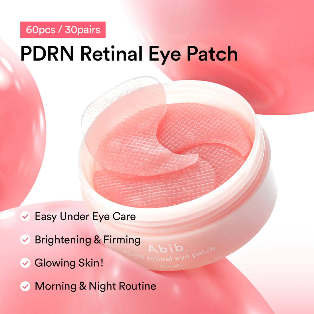 Abib  PDRN Retinal Eye Patch Glow Jelly 60 patches