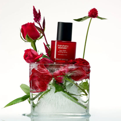 Haruharu Wonder Rose PDRN Serum for sunken expression lines, loss of facial skin elasticity, dull sallow undertones, and broken lipid boundaries – Lifter from Atelier De Glow UAE.