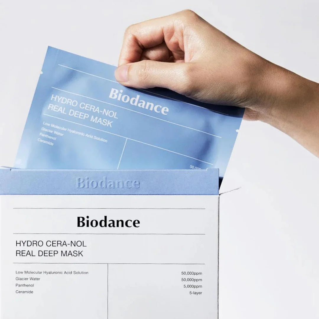 Biodance Cera-nol Mask for soothing sun-redness and dry skin barrier in Dubai – Intensive overnight calming treatment with fast UAE delivery.