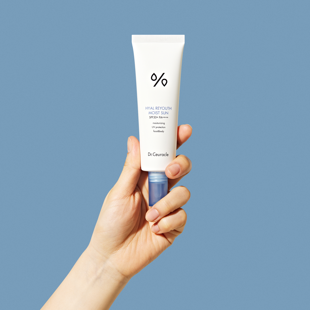 Dr. Ceuracle Hyal Sunscreen – Professional-grade "Intracellular Moisture-Injected Shield &amp; Skin Refiner" for an ultra-smooth, high-definition "Glass Skin" base, shop at Atelier De Glow UAE.