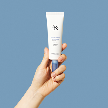 Dr. Ceuracle Hyal Sunscreen – Professional-grade "Intracellular Moisture-Injected Shield &amp; Skin Refiner" for an ultra-smooth, high-definition "Glass Skin" base, shop at Atelier De Glow UAE.