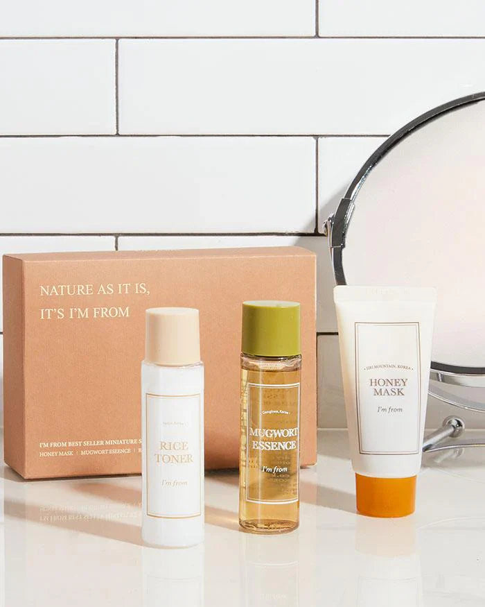 3-piece skincare trial set of I&