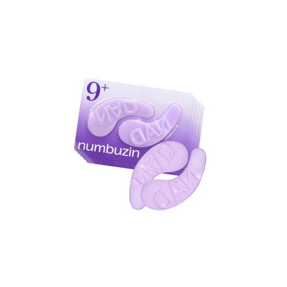 numbuzin No.9 NAD+ Collagen Under Eye Patches – 5 pair pack of Korean hydrogel eye masks with NAD+ and Low-Molecular Collagen available at Atelier De Glow UAE.
