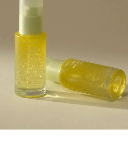 Lightweight, transparent gel texture of Goodal Vita C Serum – Fast-absorbing, non-sticky brightening serum for sensitive skin at Atelier De Glow UAE.