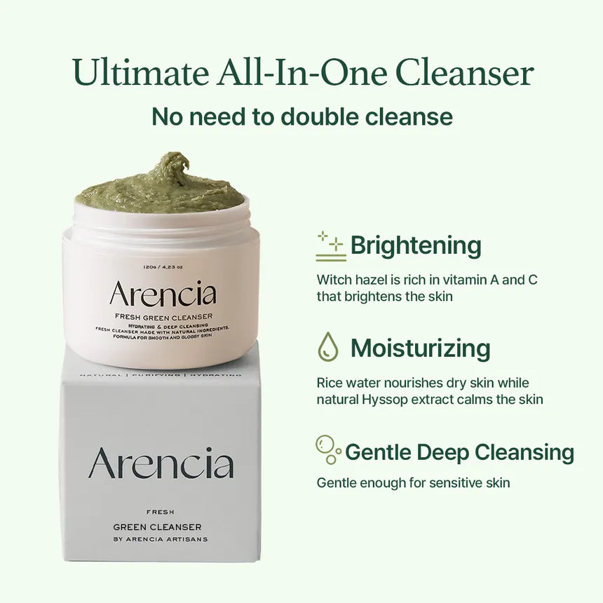 Arencia  Fresh Green Cleanser 120g