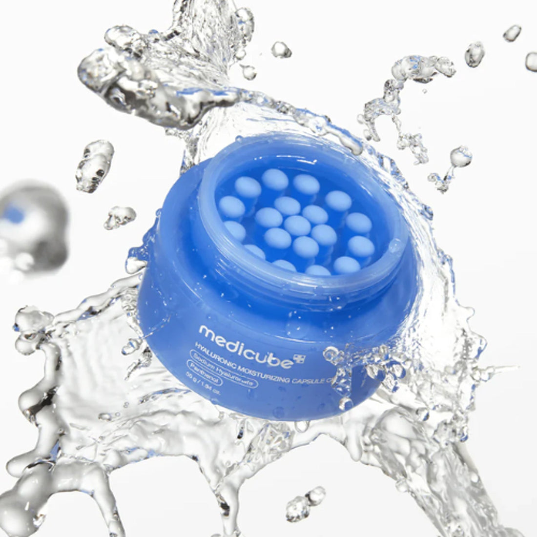 Medicube Capsule Cream for tight papery cheeks, severe skin barrier flaking, deep dehydration lines, and oil-water imbalances – Plumper from Atelier De Glow UAE.