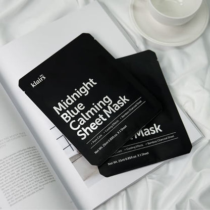 Dear, Klairs Midnight Blue Calming Sheet Mask