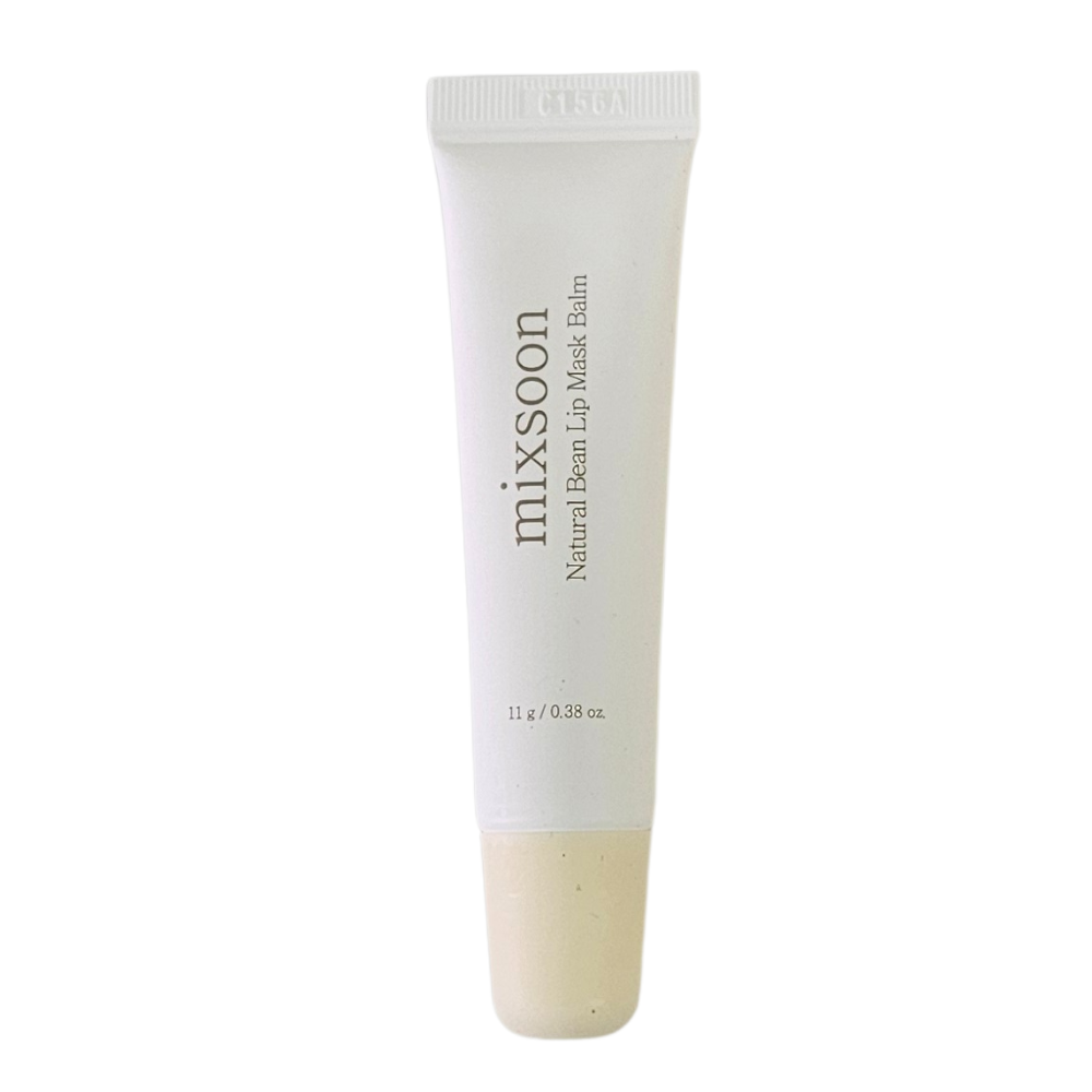 mixsoon Natural Bean Lip Mask Balm – 11g plant-based lip treatment infused with fermented Soybean Extract available at Atelier De Glow UAE.