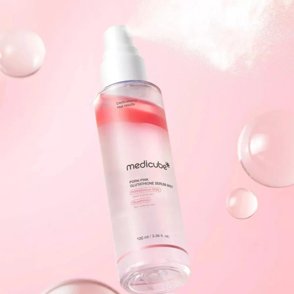 Medicube PDRN Pink Glutathione Serum Mist | Atelier De Glow UAE