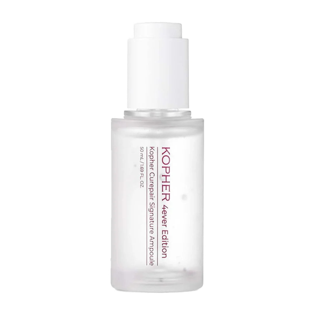 Kopher Curepair Signature Ampoule – 50ml clinical-strength cellular repair and barrier-reinforcing treatment available at Atelier De Glow UAE.