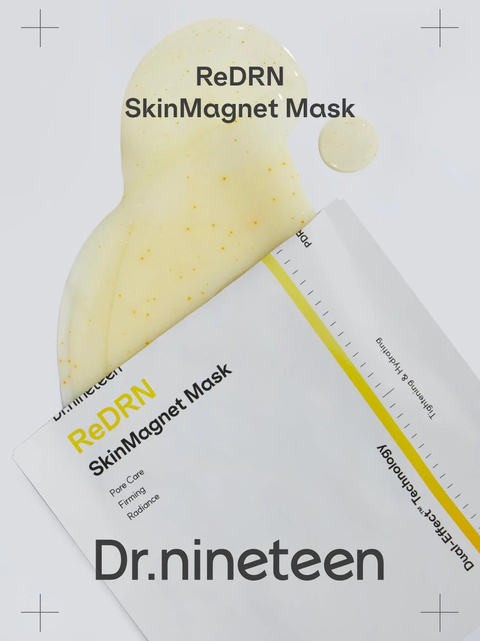 Dr.nineteen ReDRN mask for deep scarring, aging texture, and skin barrier repair – Advanced DNA-based Korean treatment from Atelier De Glow UAE.