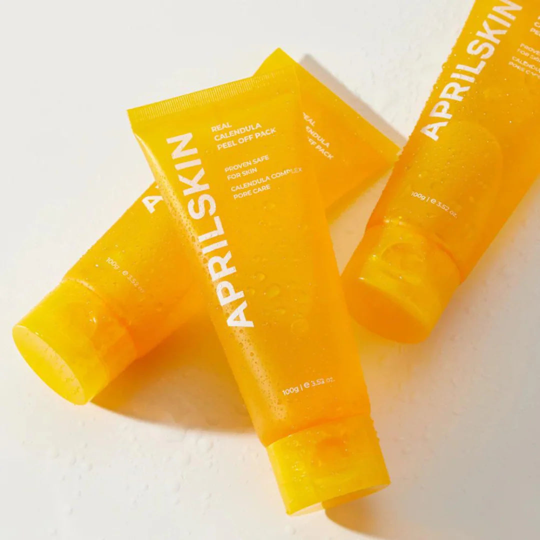 APRILSKIN Calendula Mask for sebum control and "desert-dust" removal in Dubai – Pore-refining Korean peel-off mask with fast delivery in UAE.