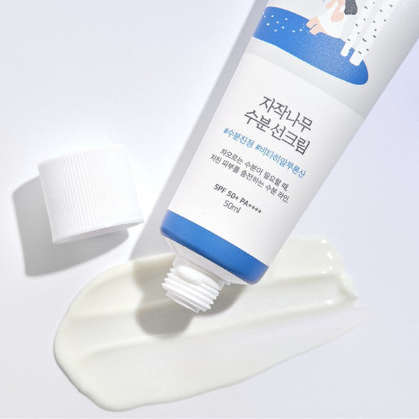 ROUND LAB Sun Cream for dry, dehydrated, and sensitive skin – Hydrating SPF50+ PA++++ Korean UV protection from Atelier De Glow UAE.
