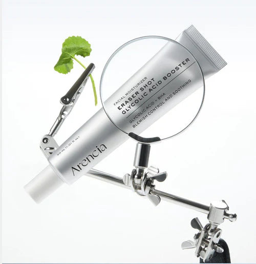 Arencia Eraser Shot – Professional-grade "Epidermal Peel Filter &amp; Intercellular Glue Dissolver" for achieving a smooth, uniform, and high-definition "Glass Skin" base, shop at Atelier De Glow UAE.