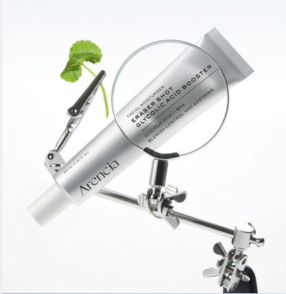 Arencia Eraser Shot – Professional-grade "Epidermal Peel Filter &amp; Intercellular Glue Dissolver" for achieving a smooth, uniform, and high-definition "Glass Skin" base, shop at Atelier De Glow UAE.