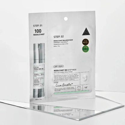 VT Reedle Shot mask for large pores, uneven texture, and scarring – Intensive skin-remodeling treatment to improve permeability from Atelier De Glow UAE.