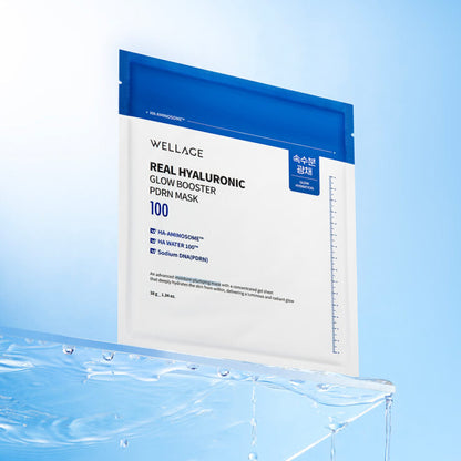 38g oversized serum-soaked PDRN mask sheet - Deeply hydrating and firming - Atelier De Glow UAE