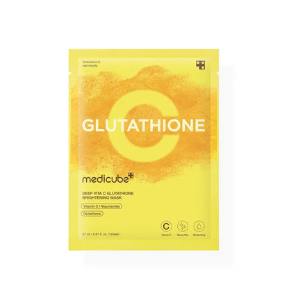 Medicube Deep Vita C Glutathione Brightening Mask | Atelier De Glow UAE