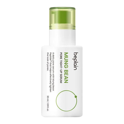 beplain Mung Bean Pore Tight-up Serum – 30ml Korean pore-minimizing serum with Mung Bean Peptides available at Atelier De Glow UAE.