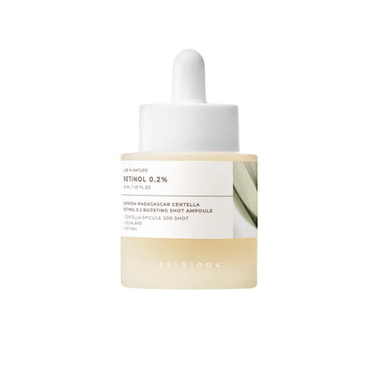 SKIN 1004 Madagascar Centella Retinol 0.2 Boosting Shot Ampoule – 30ml Korean anti-aging serum with 0.2% Pure Retinol and Centella available at Atelier De Glow UK.