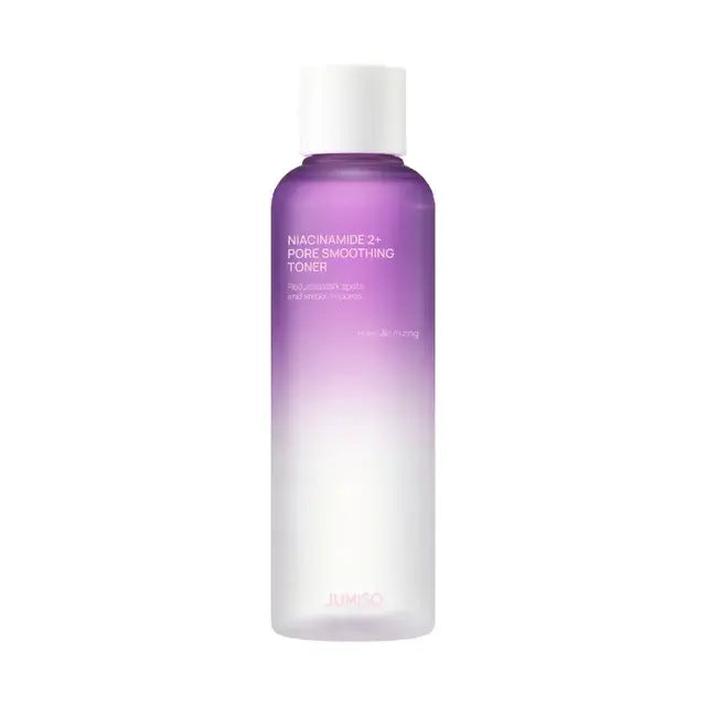 JUMISO Niacinamide 2+ Pore Smoothing Toner – 205ml Korean balancing toner with 2% Niacinamide and BHA available at Atelier De Glow UAE.