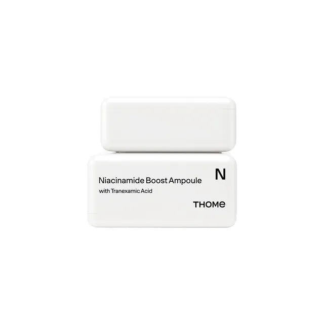 THOME Niacinamide Boost Ampoule – 50g Korean brightening concentrate with high-potency Niacinamide available at Atelier De Glow UAE.