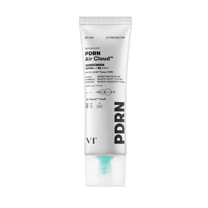 VT PDRN Air Cloud Sunscreen – 50ml Korean SPF with PDRN (Salmon DNA) and weightless sun protection available at Atelier De Glow UAE.