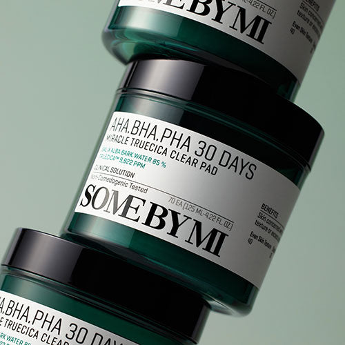 SOME BY MI AHA, BHA, PHA 30 Days Miracle Truecica Clear Pad