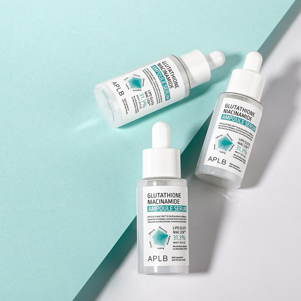 APLB Glutathione Serum for hyperpigmentation and sun-spots in Dubai – Intensive Korean radiance booster for even skin tone with fast UAE delivery.