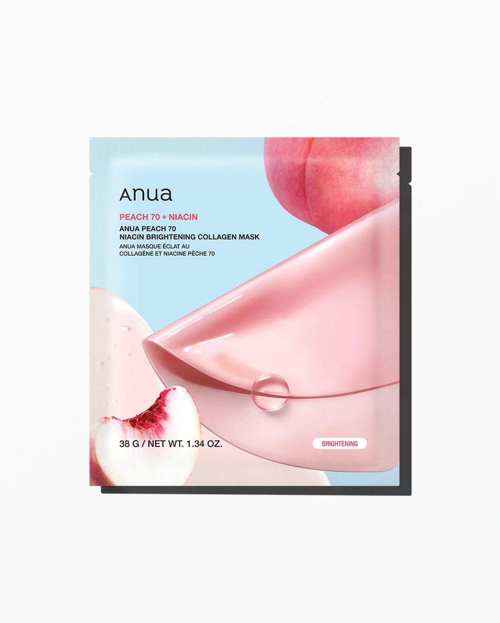 Anua Peach 70 Niacin Brightening Serum 30ml – 70% Fermented Peach and 5% Niacinamide Korean brightening serum available at Atelier De Glow UAE.