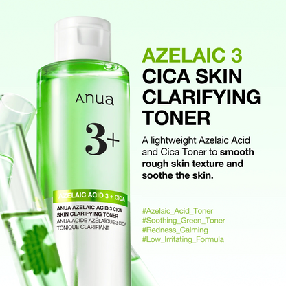 Anua  Azelaic Acid 3 Cica Skin Clarifying Toner 250ml