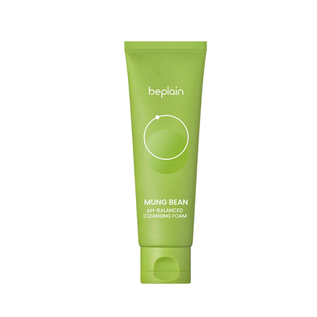 beplain Mung Bean pH-Balanced Cleansing Foam – 80ml Korean second cleanser with 33% Mung Bean Extract available at Atelier De Glow UAE.