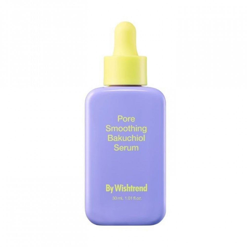 By Wishtrend Pore Smoothing Bakuchiol Serum – 30ml Korean treatment with 1% Bakuchiol and LHA available at Atelier De Glow UAE.