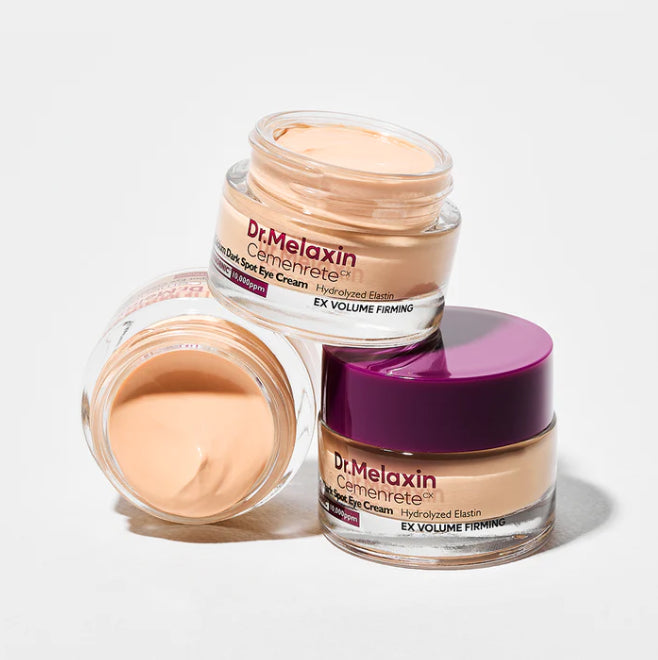 Dr.Melaxin Calcium Dark Spot Cover Eye Cream – K-beauty "Dark Circle Correcting &amp; Firming Eye Treatment" for a bright, youthful, and well-rested appearance, shop at Atelier De Glow UAE.