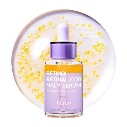 Purito SEOUL retinoid serum for deep forehead lines, stubborn texture gaps, and loss of facial elasticity – Advanced evening treatment from Atelier De Glow UAE.