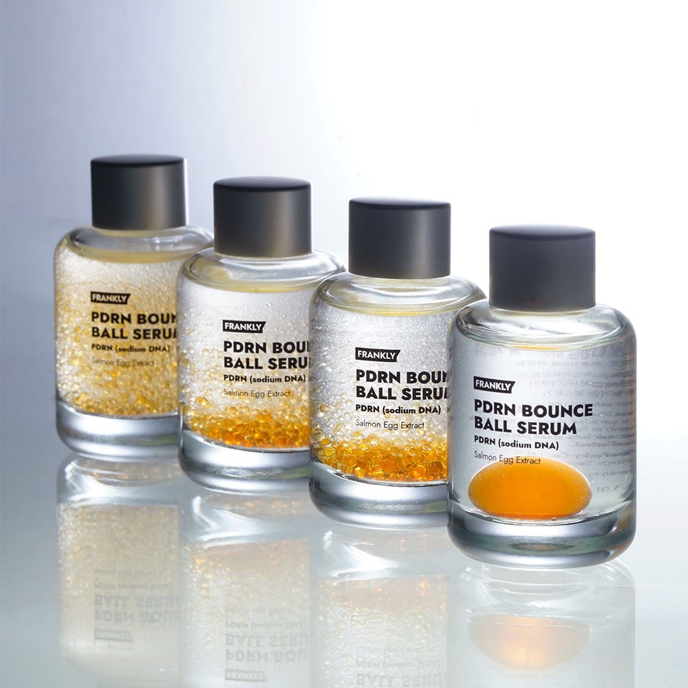 FRANKLY PDRN Serum for gravity-induced vertical pores, hollow cheek shadows, post-microneedling recovery, and loss of elastic spring – Volume booster from Atelier De Glow UAE.