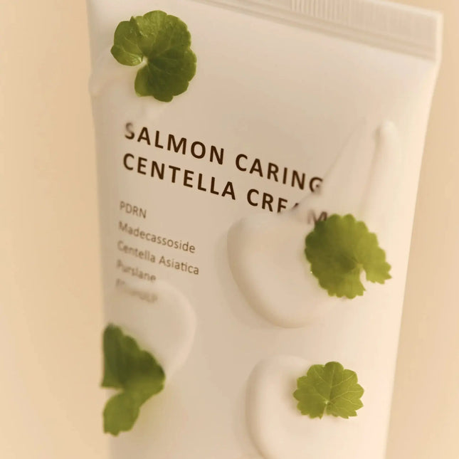 HEVEBLUE Salmon Caring Centella Cream | Atelier De Glow UAE