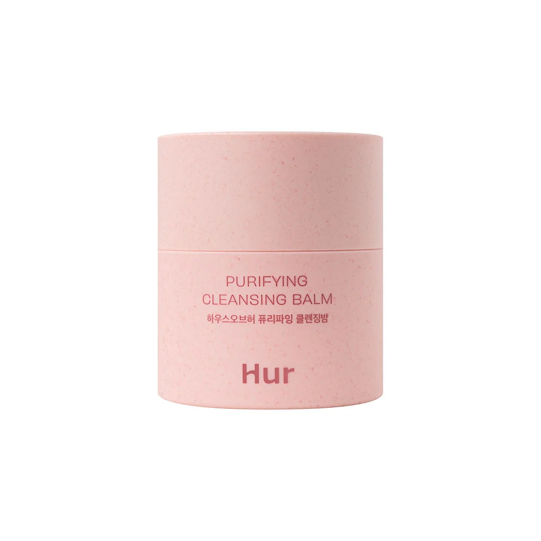 House of Hur Purifying Cleansing Balm – 50ml pore-refining oil cleanser with Moringa and Green Tea available at Atelier De Glow UAE.