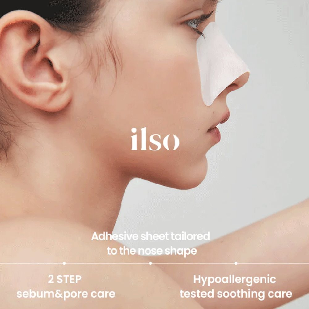 ilso - Natural Mild Clear Nose Pack - 5 sets