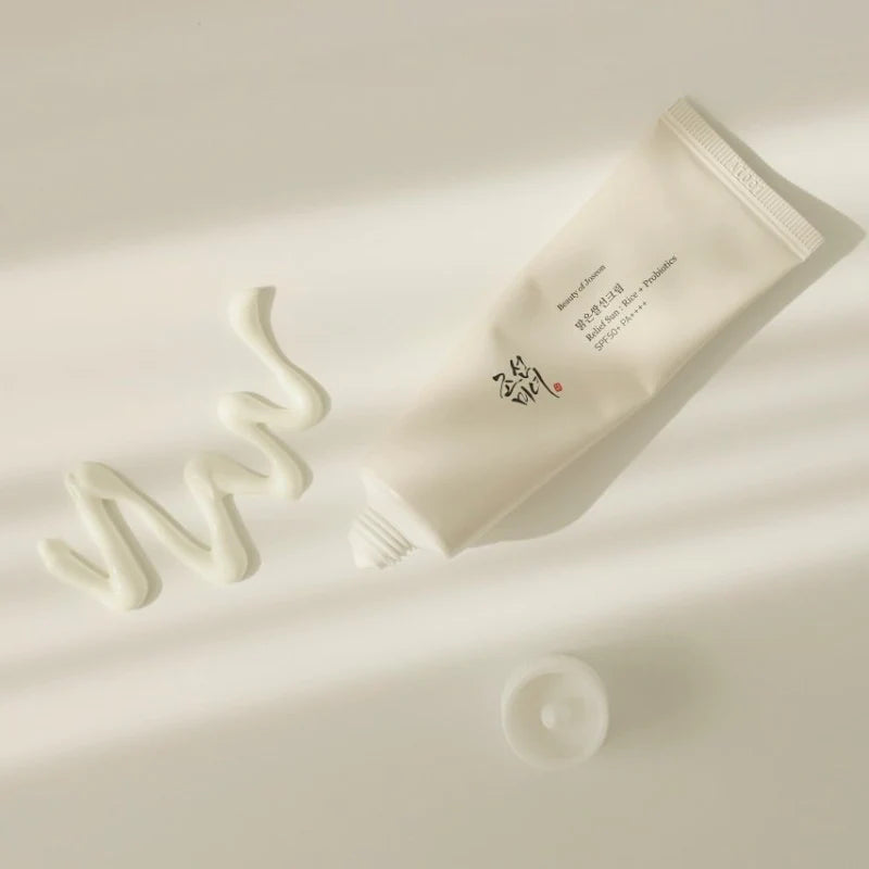 Beauty of Joseon Relief Sun: Rice + Probiotics – Viral Korean sunscreen for deep hydration, no white cast, and antioxidant defense, shop at Atelier De Glow UAE.