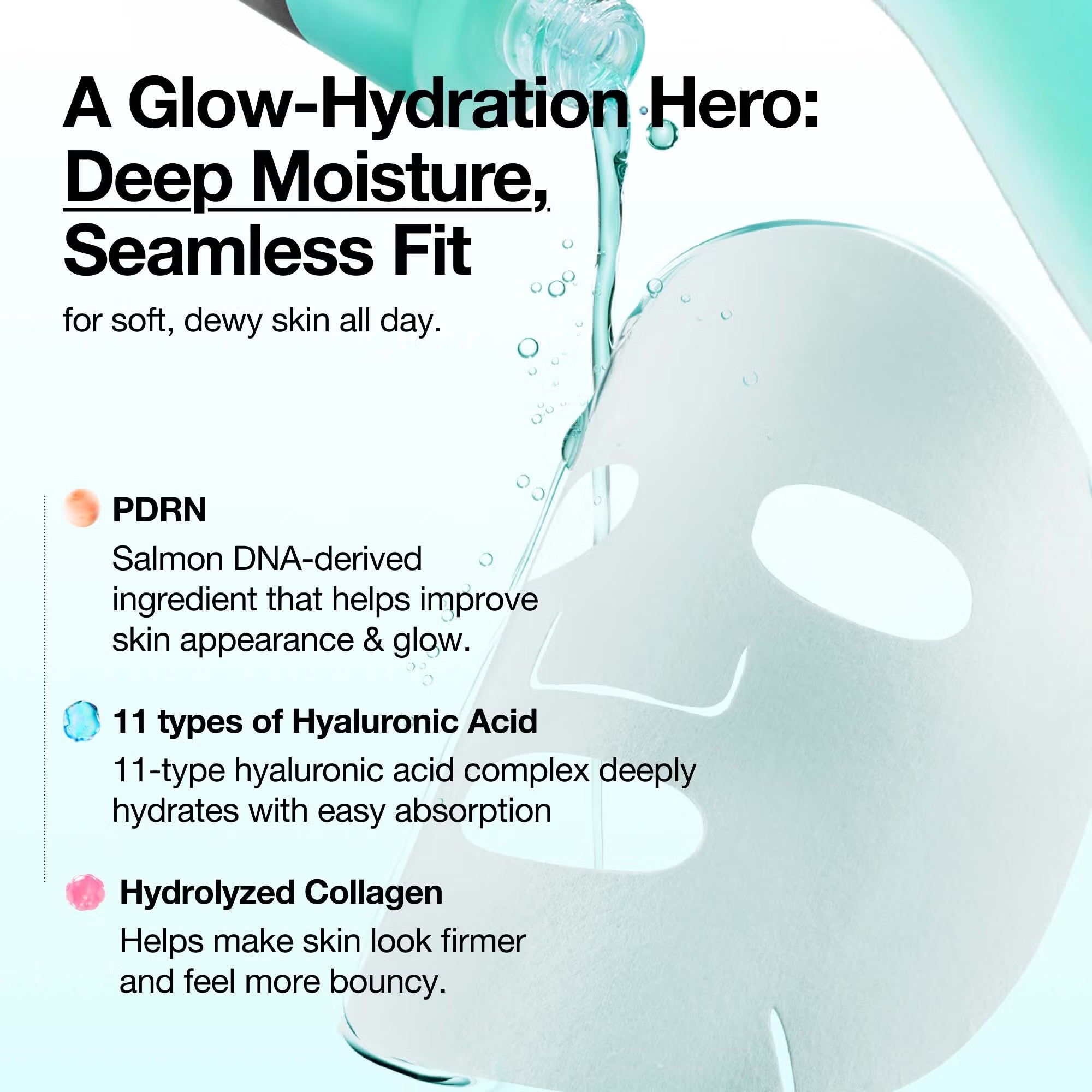 Anua  PDRN Hyaluronic Acid Capsule 100 Serum Mask - 1 PC
