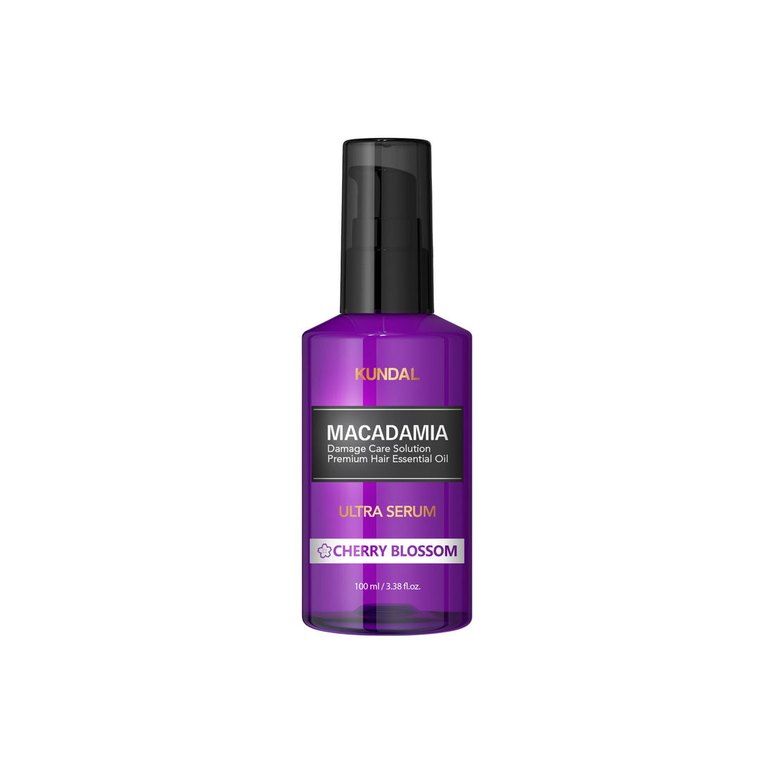 KUNDAL Macadamia Ultra Hair Serum 100ml bottle – Pure Macadamia and Argan Oil infused Korean hair treatment available at Atelier De Glow UAE.