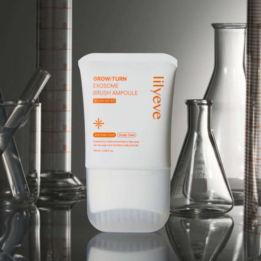 lilyeve Brush Ampoule – Professional-grade "Scalp Bio-Booster" for achieving a full, healthy, and high-volume hair look, shop at Atelier De Glow UAE.