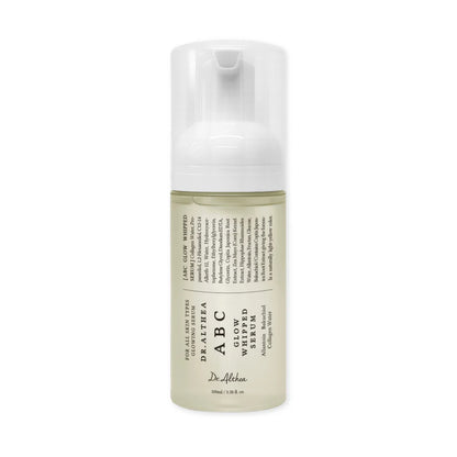 Dr. Althea ABC Glow Whipped Serum – 100ml multi-vitamin serum with Vitamin A, B3, and C derivatives available at Atelier De Glow UAE.